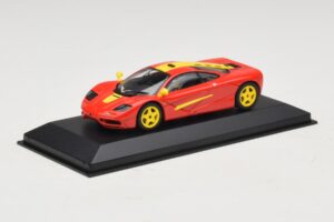 McLaren F1 Червен С Жълти Райета Minichamps 1:43 MCLAREN006 Метал