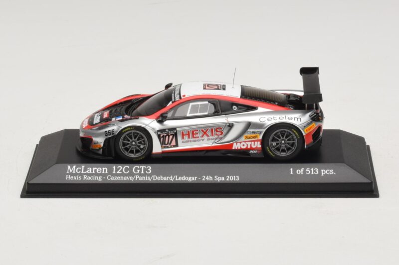 McLaren MP4-12C GT3 #107 Hexis Racing Cazenave / O. Panis 24 Hours of Spa 2013 Minichamps 1:43 437131397 Метал
