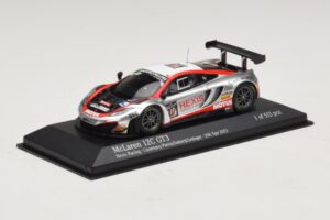 McLaren MP4-12C GT3 #107 Hexis Racing Cazenave / O. Panis 24 Hours of Spa 2013 Minichamps 1:43 437131397 Метал — снимка 2 от 4
