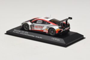 McLaren MP4-12C GT3 #107 Hexis Racing Cazenave / O. Panis 24 Hours of Spa 2013 Minichamps 1:43 437131397 Метал — снимка 3 от 4