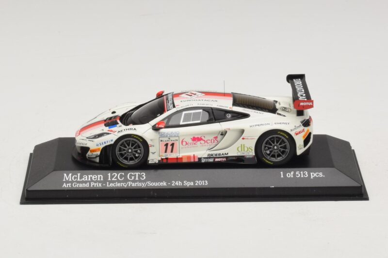 McLaren MP4-12C GT3 #11 Art Grand Prix Leclerc / Parisy 24 Hours of Spa 2013 Minichamps 1:43 437131311 Метал