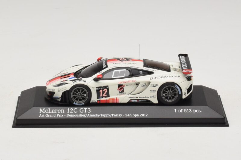 McLaren MP4-12C GT3 #12 Art Grand Prix Demoustier / Amado 24 Hours of Spa 2012 Minichamps 1:43 437121312 Метал
