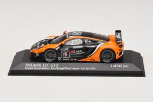 McLaren MP4-12C GT3 #15 Boutsen Racing Bovy / Broggi 24 Hours of Spa 2012 Minichamps 1:43 437121315 Метал