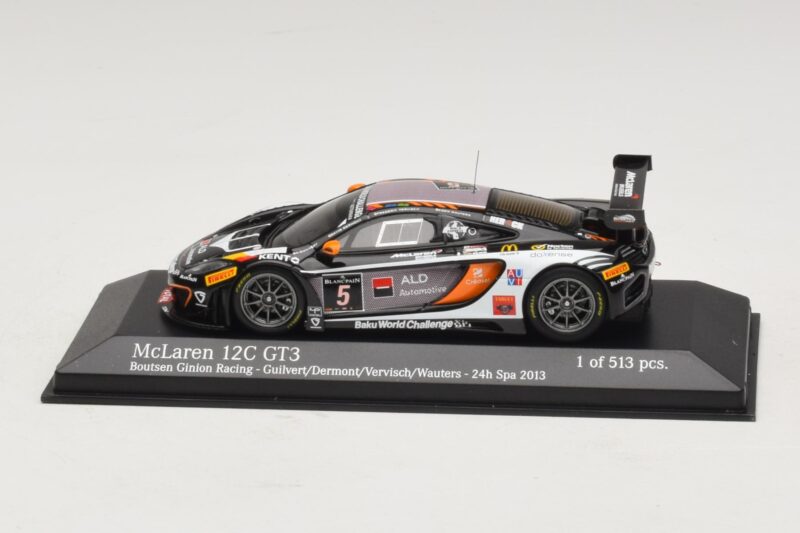McLaren MP4-12C GT3 #5 Boutsen Racing Guilvert / Dermont 24 Hours of Spa 2013 Minichamps 1:43 437131305 Метал