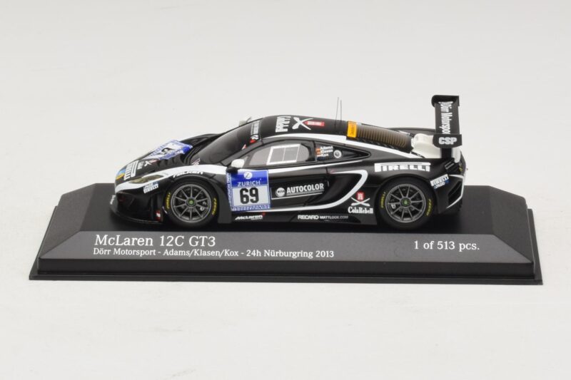 McLaren MP4-12C GT3 #69 Dorr Motorsport Adams / Klasen 24 Hours of Nurburgring 2014 Minichamps 1:43 437131399 Метал