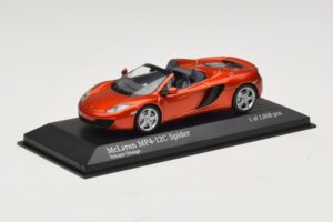 McLaren MP4-12C Spider Оранжев Металик Minichamps 1:43 530133030 Метал — снимка 2 от 4