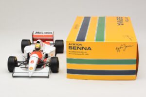 McLaren MP4/8 Ford #8 A. Senna Winner European GP 1993 Minichamps 1:18 540931818 Метал — снимка 3 от 7