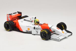McLaren MP4/8 Ford #8 A. Senna Winner European GP 1993 Minichamps 1:18 540931818 Метал — снимка 7 от 7