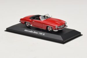 Mercedes 190 SL Червен Maxichamps 1:43 940033131-O Метал — снимка 3 от 4