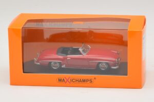 Mercedes 190 SL Червен Maxichamps 1:43 940033131-O Метал — снимка 4 от 4