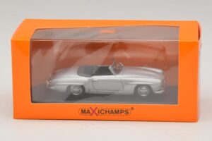 Mercedes 190 SL W121 Сребърен Maxichamps 1:43 940033130 Метал — снимка 4 от 4