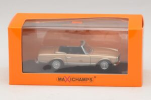 Mercedes 230 SL W113 Златист Металик Maxichamps 1:43 940032230 Метал — снимка 4 от 4