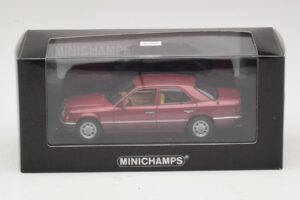 Mercedes 230E W124 Червен Металик Minichamps 1:43 400037001 Метал — снимка 4 от 4