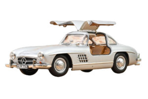 Mercedes 300 SL W198 Gullwing Сребърен Norev 1:18 183857 Метал — снимка 5 от 5