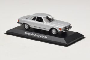 Mercedes 450 SLC C107 Сребърен Maxichamps 1:43 940033421 Метал — снимка 3 от 4
