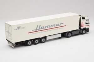 Mercedes Actros 1844LS Koffersattelzug Hammer Aachen Minichamps 1:43 499039105 Метал — снимка 2 от 6