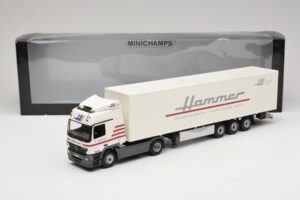 Mercedes Actros 1844LS Koffersattelzug Hammer Aachen Minichamps 1:43 499039105 Метал — снимка 6 от 6