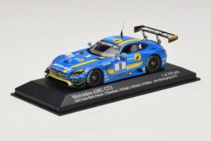 Mercedes AMG GT3 Black Falcon #9 Y. Buurman / M. Engel 24 Hours of Nurburgring 2016 Minichamps 1:43 437163009 Метал — снимка 2 от 5