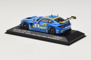 Mercedes AMG GT3 Black Falcon #9 Y. Buurman / M. Engel 24 Hours of Nurburgring 2016 Minichamps 1:43 437163009 Метал — снимка 3 от 5