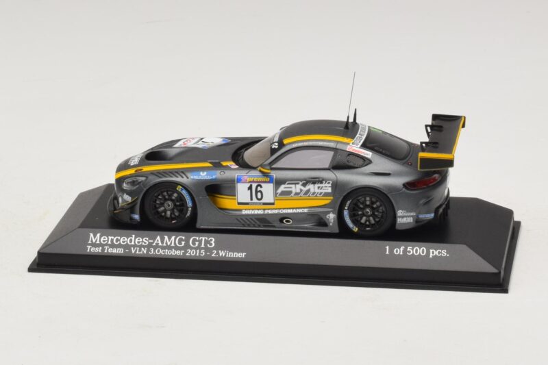 Mercedes AMG GT3 Test Team #16 VLN Winner 3 October 2015 Minichamps 1:43 Mercedes AMG GT3 Test Team #16 VLN Winner 3 October 2015 Minichamps 1:43 437163016 Метал