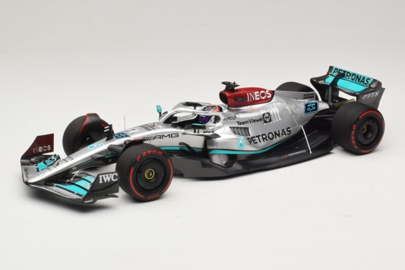 Mercedes AMG Petronas W13 E Performance #63 G. Russell Spanish GP 2022 Minichamps 1:18 110220063 Метал