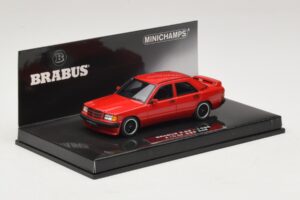 Mercedes Brabus 3.6S 190E W201 Червен Minichamps 1:43 437032600 Метал — снимка 2 от 5