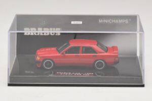 Mercedes Brabus 3.6S 190E W201 Червен Minichamps 1:43 437032600 Метал — снимка 4 от 5
