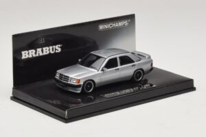 Mercedes Brabus 3.6S 190E W201 Сребърен Minichamps 1:43 437032604 Метал — снимка 2 от 5