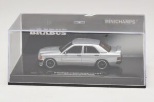 Mercedes Brabus 3.6S 190E W201 Сребърен Minichamps 1:43 437032604 Метал — снимка 4 от 5
