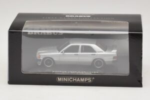 Mercedes Brabus 3.6S 190E W201 Сребърен Minichamps 1:43 437032604 Метал — снимка 5 от 5