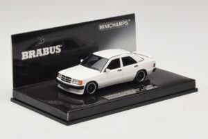 Mercedes Brabus 3.6S 190E W201 Бял Minichamps 1:43 437032602 Метал — снимка 2 от 5