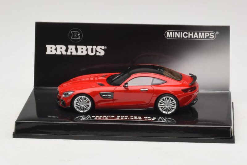 Mercedes Brabus 600 GT S C190 Червен Minichamps 1:43 Mercedes Brabus 600 GT S C190 Червен Minichamps 1:43 437032521 Метал
