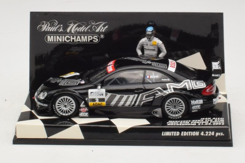 Mercedes CLK DTM #2 J. Alesi First DTM Podium Finish Hockenheim 2002 Minichamps 1:43 Mercedes CLK DTM #2 J. Alesi First DTM Podium Finish Hockenheim 2002 Minichamps 1:43 400023292 Метал