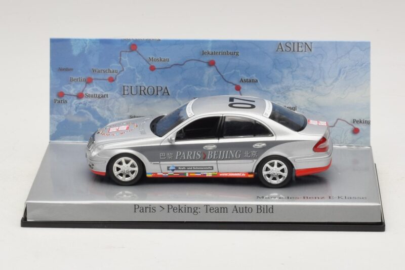 Mercedes E-Class #7 Team Auto Bild Rally Paris-Peking 2007 Minichamps 1:43 Mercedes E-Class #7 Team Auto Bild Rally Paris-Peking 2007 Minichamps 1:43 B66962263 Метал