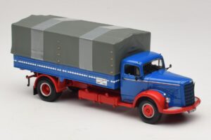 Mercedes L 315 Камион с Платформа Син Червен Minichamps 1:43 439034420 Метал — снимка 4 от 6
