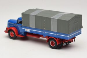 Mercedes L 315 Камион с Платформа Син Червен Minichamps 1:43 439034420 Метал — снимка 5 от 6