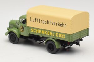 Mercedes L 3500 Камион с Открита Платформа Schenker Minichamps 1:43 439350028 Метал — снимка 5 от 6