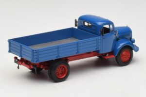 Mercedes L 3500 Самосвал Син Червен Minichamps 1:43 439350004 Метал — снимка 2 от 6