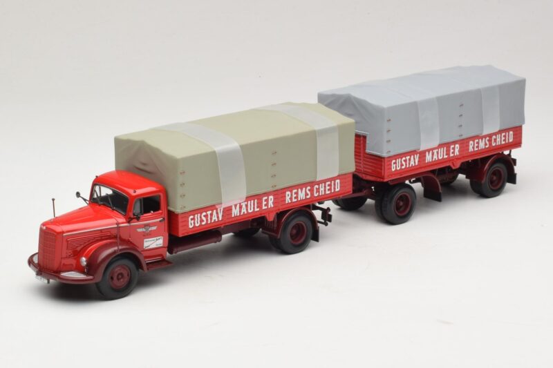 Mercedes L315 Pritschenzug Gustav Mauler Minichamps 1:43 499034720 Метал