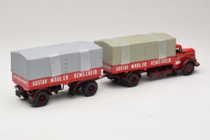 Mercedes L315 Pritschenzug Gustav Mauler Minichamps 1:43 499034720 Метал — снимка 2 от 6