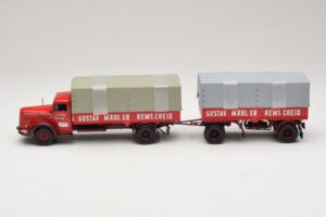 Mercedes L315 Pritschenzug Gustav Mauler Minichamps 1:43 499034720 Метал — снимка 3 от 6