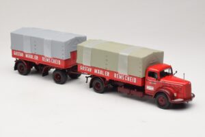 Mercedes L315 Pritschenzug Gustav Mauler Minichamps 1:43 499034720 Метал — снимка 4 от 6