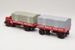 Mercedes L315 Pritschenzug Gustav Mauler Minichamps 1:43 499034720 Метал — снимка 5 от 6