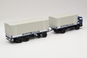 Mercedes LP1624 Pritschenzug Dachser Minichamps 1:43 499034821 Метал — снимка 2 от 6