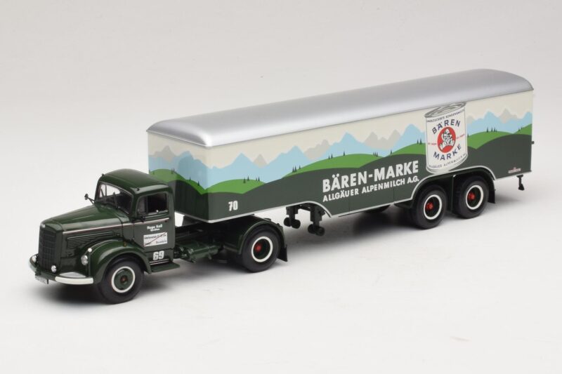 Mercedes LS315 Koffersattelzug Bärenmarke Minichamps 1:43 499034780 Метал