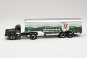 Mercedes LS315 Koffersattelzug Bärenmarke Minichamps 1:43 499034780 Метал — снимка 3 от 6