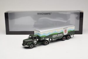 Mercedes LS315 Koffersattelzug Bärenmarke Minichamps 1:43 499034780 Метал — снимка 6 от 6
