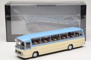 Mercedes O302 Син Кремав Minichamps 1:43 439035181 Метал — снимка 6 от 6