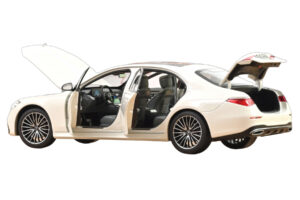 Mercedes S-Class W223 AMG Line Бял Norev 1:18 183807 Метал — снимка 2 от 3