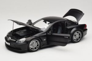 Mercedes SL65 AMG R230 Black Series Matt Black Minichamps 1:18 100038121 Метал — снимка 2 от 8